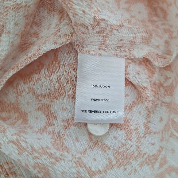 Lost + Wander The Seascape Beach Cover Up Tunic Dress Floral Print Size  M/Large - Picture 4 of 6